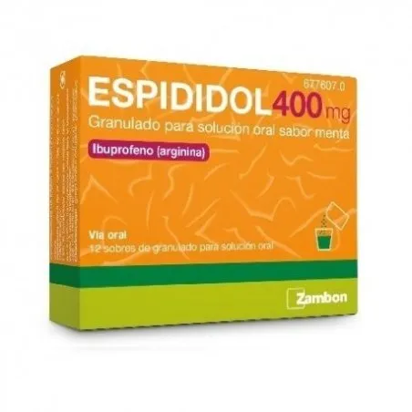 Ibuprofeno Espididol Granulado Sabor Menta 400mg 20 Sobres Espididol - 1
