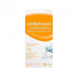 Cinfamucol Carbocisteina 50mg/ml Solución Oral 200ml Cinfamucol - 1