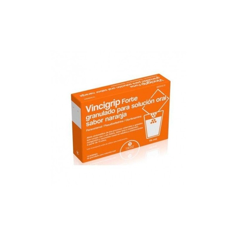 Vincigrip Forte 10 Sobres Granulado Solución Oral Naranja Vincigrip - 1