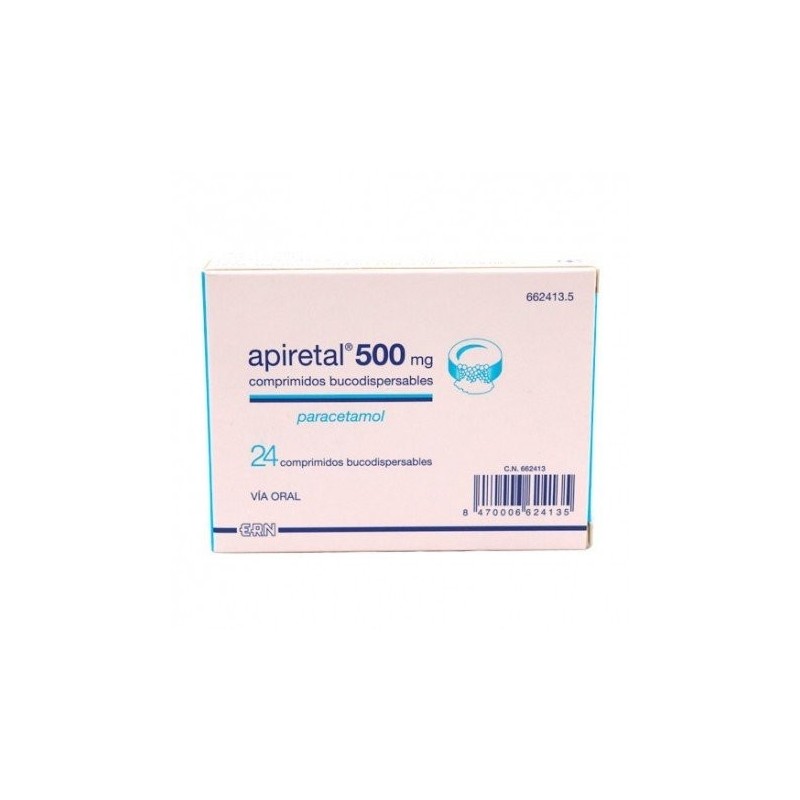 Apiretal 500 mg 24 Comprimidos Bucodispensables Apiretal - 1