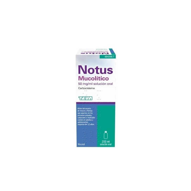Notus Mucolítico 50mg/ml Solución Oral Notus - 1