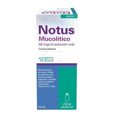 Notus Mucol&iacute;tico 50mg/ml Soluci&oacute;n Oral Notus - 1
