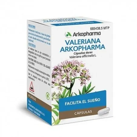 Arkoc&aacute;psulas Valeriana 84 C&aacute;psulas Arkopharma - 1