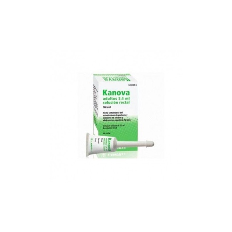 Kanova Adultos 5.4ml Solución Rectal 6 Enemas 7.5ml Kanova - 1