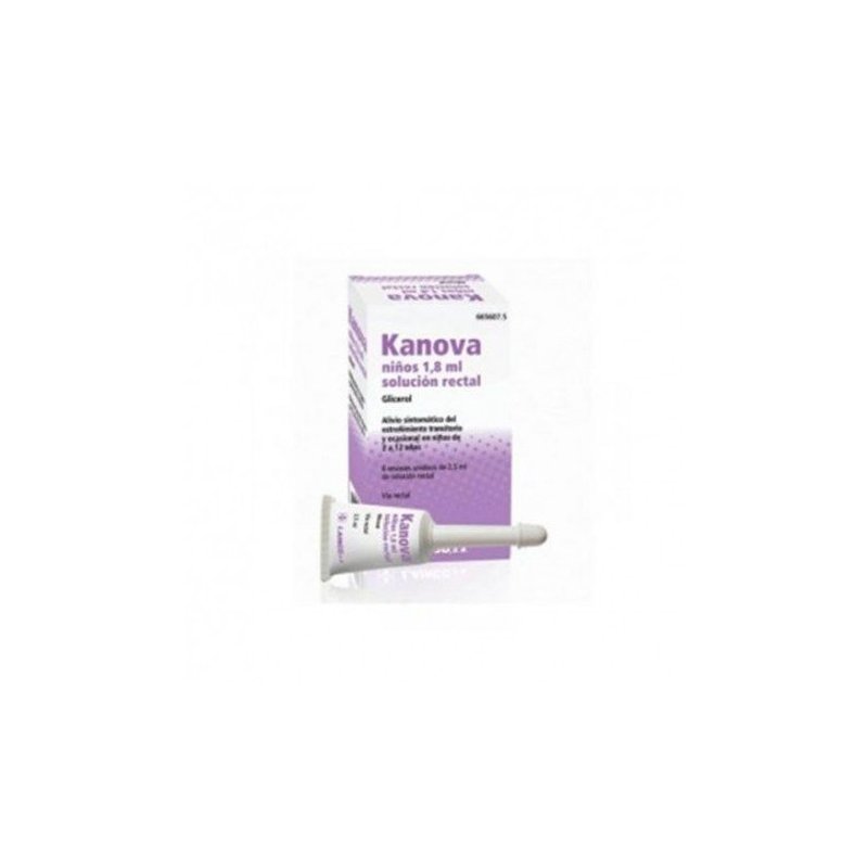 Kanova Niños 1.8ml Solución Rectal 6 Enemas 2.5ml Lainco - 1
