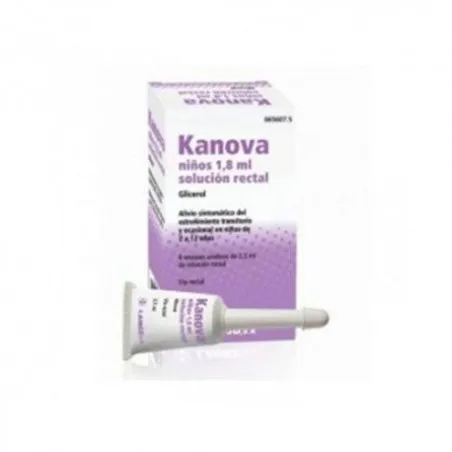 Kanova Niños 1.8ml Solución Rectal 6 Enemas 2.5ml Lainco - 1