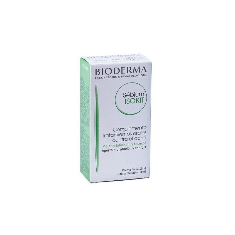 Bioderma pack sebium isokit crema facial 40ml + bálsamo labial 15ml Bioderma - 1
