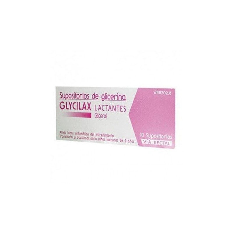 Supositorios Glicerina Glycilax Lactantes 0.672g 10 Supositorios Glycilax - 1