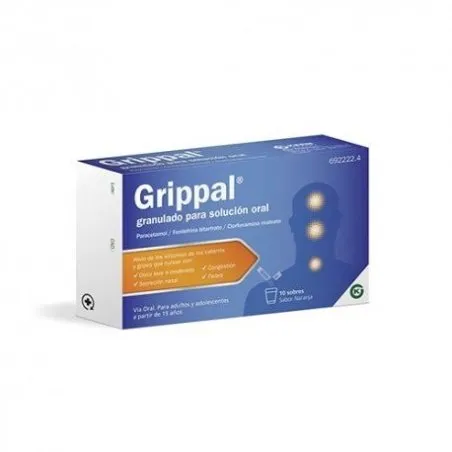 Grippal 650mg 10 sobres de Soluci&oacute;n Oral Grippal - 1