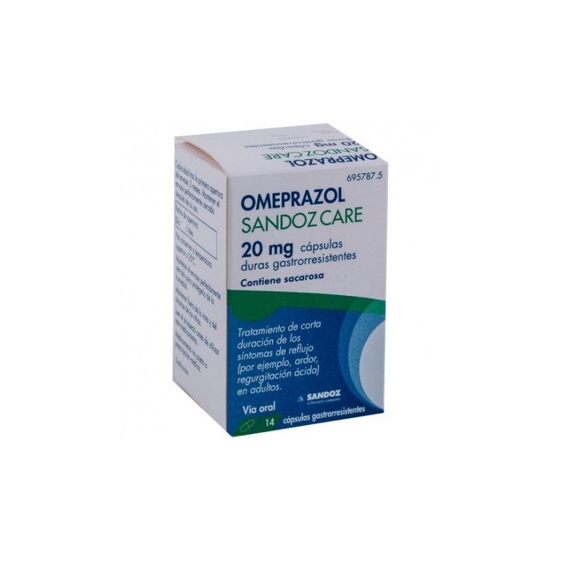 Omeprazol Sandoz Care 20 mg, 14 Cápsulas Duras Gastrorresistentes Sandoz - 1