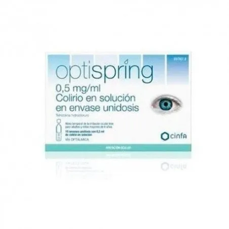 Optispring 0.5mg/ml Colirio 10 Monodosis Soluci&oacute;n 0.5ml Optispring - 1