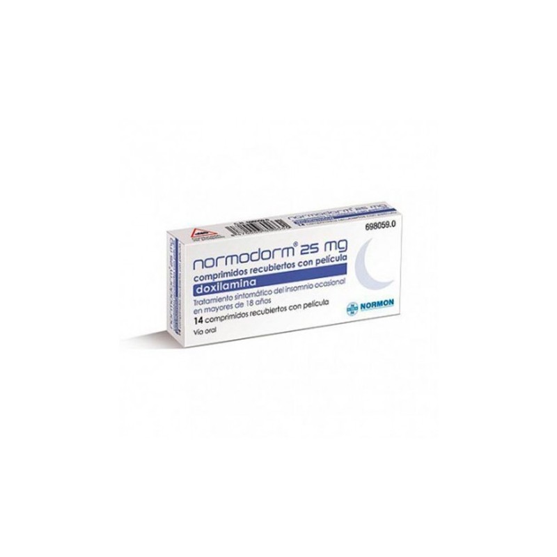 Normodorm 25mg 14 Comprimidos Recubiertos Normodorm - 1