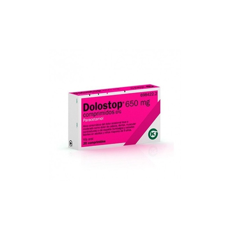 Dolostop 650mg 20 comprimidos Dolostop - 1
