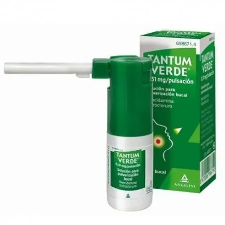 Tantum Verde 510 Mcg/Pulsaci&oacute;n Aerosol Bucal 15ml Tantum - 1