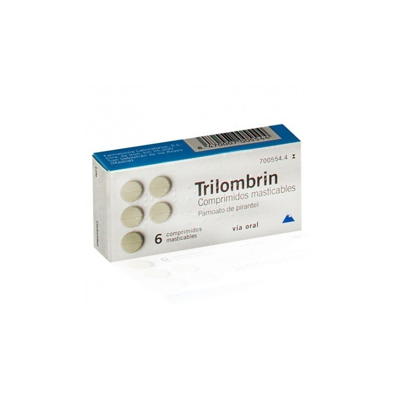 Trilombrin 250mg 6 Comprimidos Masticables Trilombrin - 1