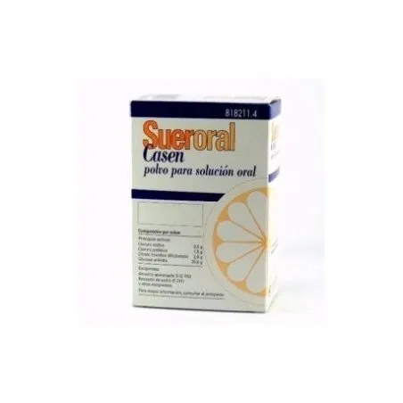 Sueroral Casen 5 Sobres Polvo Soluci&oacute;n Oral Sueroral - 1