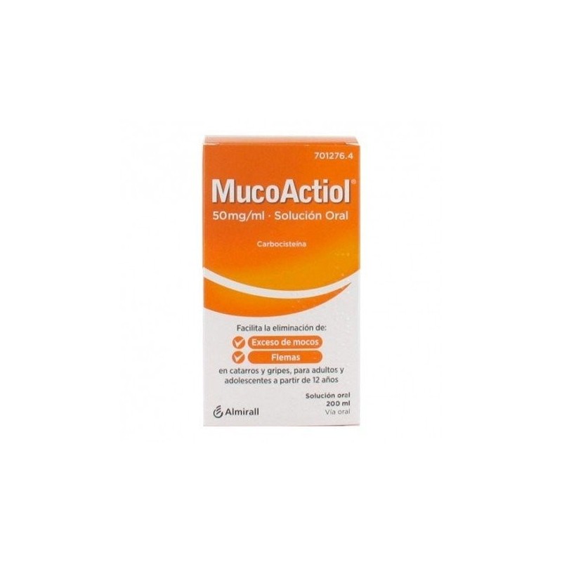 MucoActiol 50mg/ml Solución Oral 200ml MucoActiol - 1