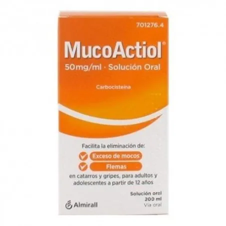 MucoActiol 50mg/ml Soluci&oacute;n Oral 200ml MucoActiol - 1