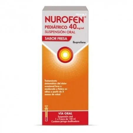 Nurofen pedi&aacute;trico 40 mg/ml Suspensi&oacute;n Oral Sabor Fresa Nurofen - 1
