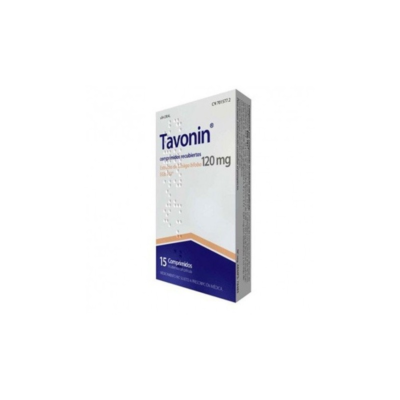 Tavonin 120mg 15 Comprimidos Recubiertos Tavonin - 1