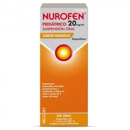 Nurofen pedi&aacute;trico 20 mg/ml Suspensi&oacute;n Oral Sabor Naranja Nurofen - 1