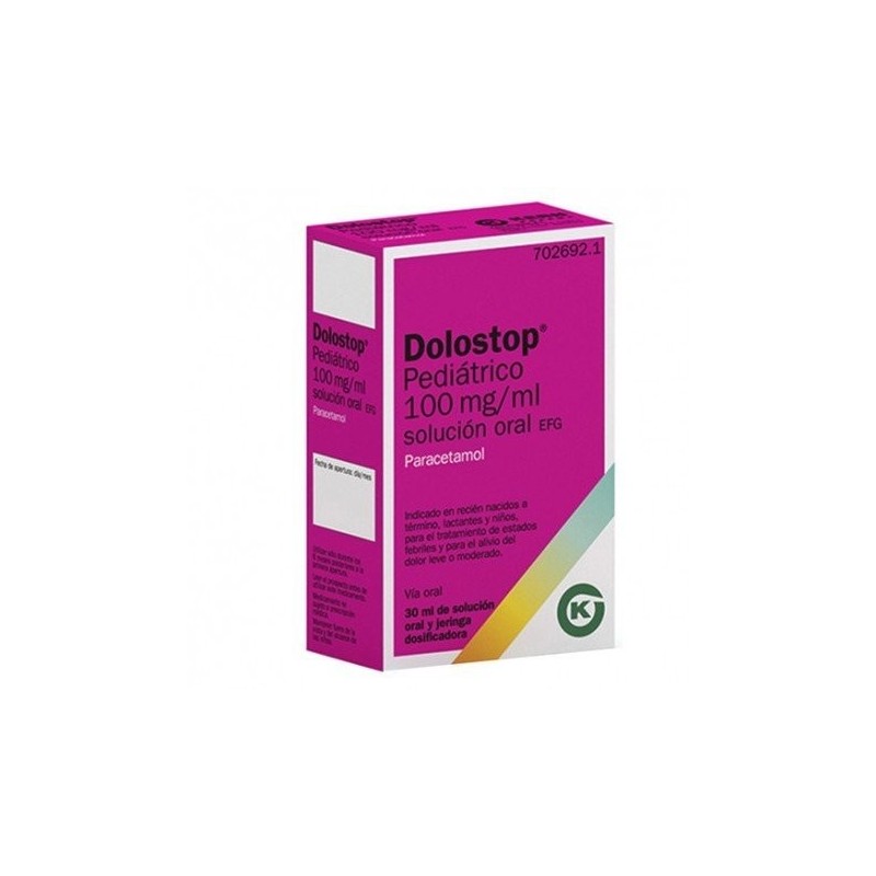 Dolostop Pediátrico 100mg/ml de Solución Oral 30ml Dolostop - 1