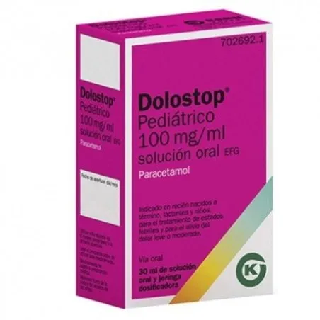 Dolostop Pedi&aacute;trico 100mg/ml de Soluci&oacute;n Oral 30ml Dolostop - 1