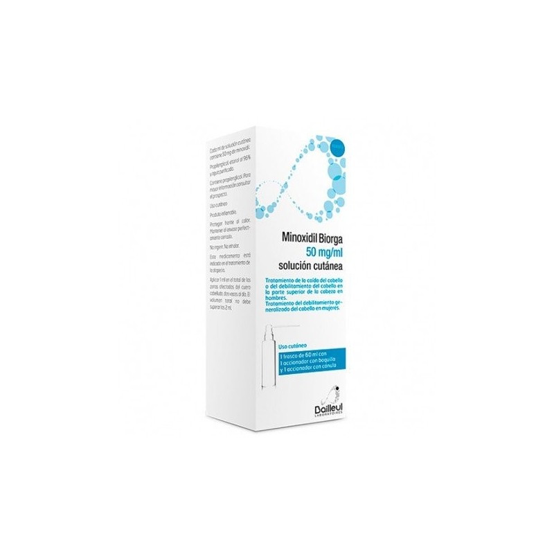 Biorga Minoxidil 50 mg/ml Solución Cutánea 1 Frasco 60 ml Biorga - 1