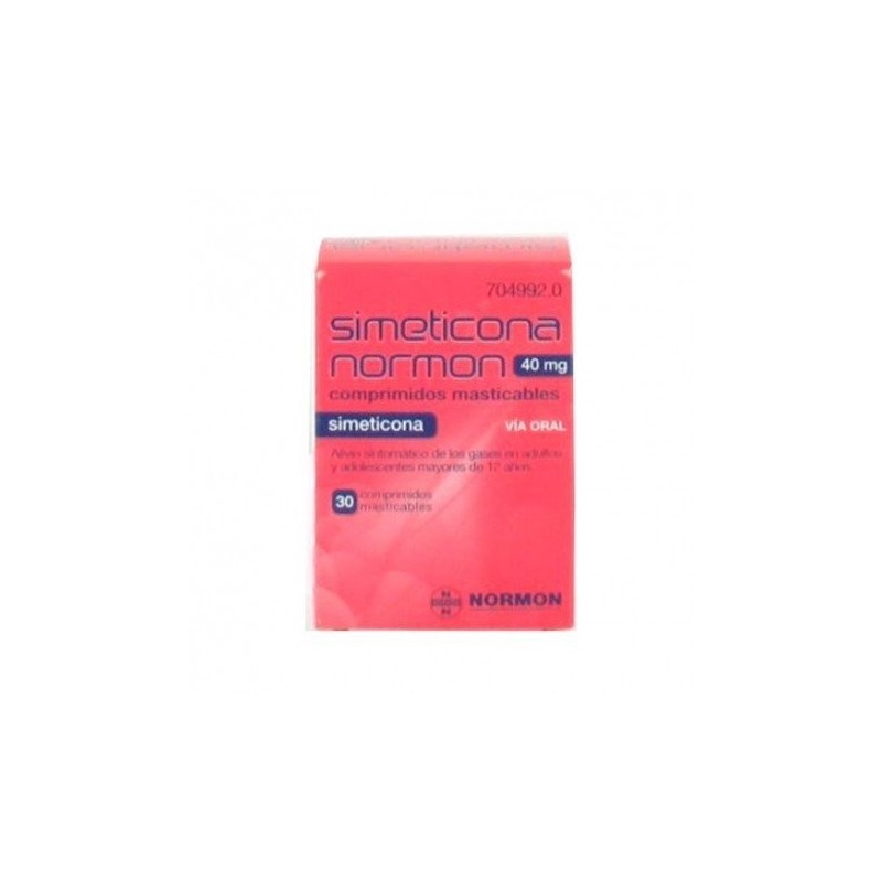 Simeticona Normon 40mg 30 Comprimidos Masticables Simeticona - 1
