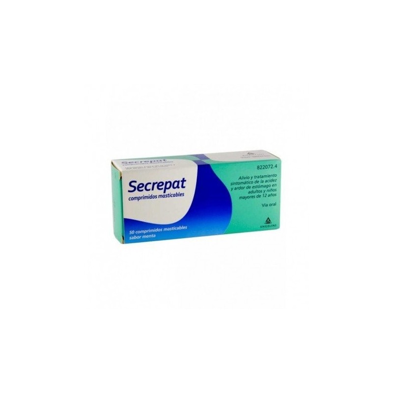 Secrepat 50 Comprimidos Masticables Menta Secrepat - 1