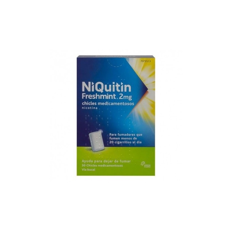Niquitin Freshmint Gums 2 mg 30 Chicles Niquitin - 1