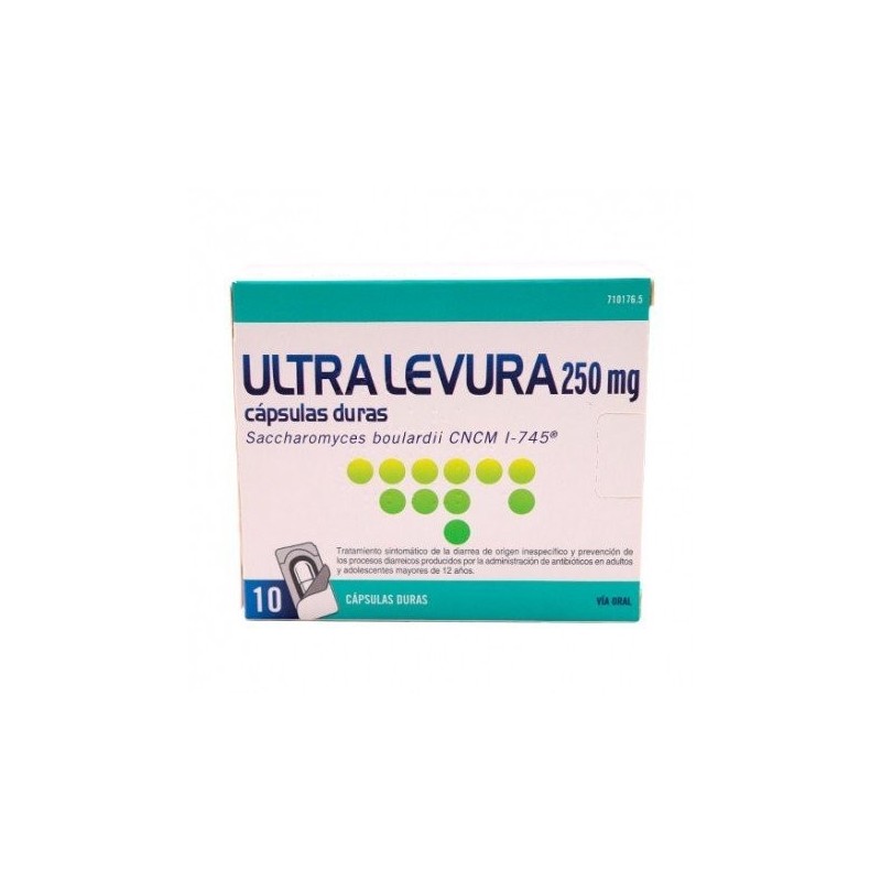 Ultra-Levura 250 mg 10 Cápsulas (Blister) Ultra levura - 1