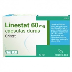 Linestat 60mg 42 cápsulas duras Linestat - 1
