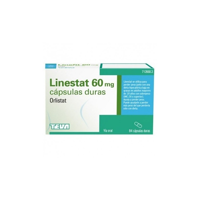 Linestat 60mg 84 cápsulas duras Linestat - 1