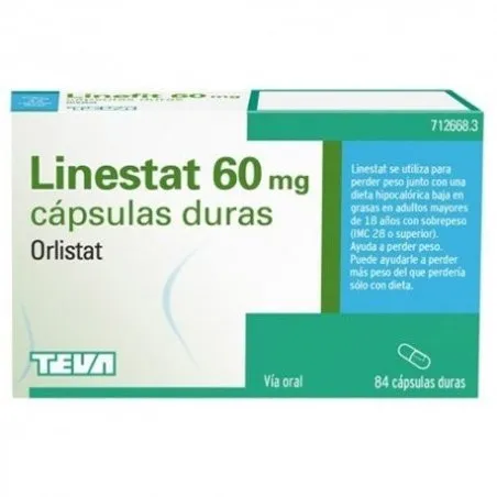 Linestat 60mg 84 c&aacute;psulas duras Linestat - 1