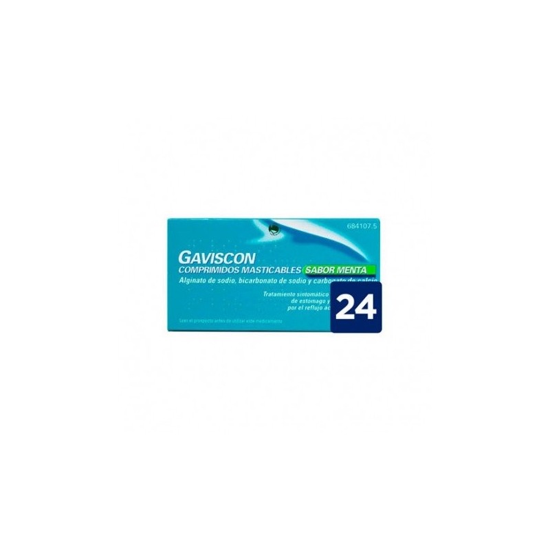 Gaviscon 24 Comprimidos Masticables Menta Gaviscon - 1