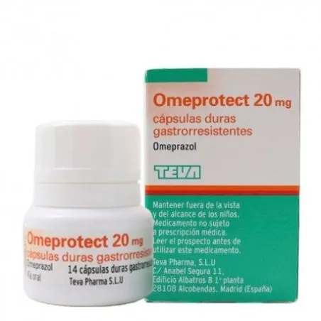 Omeprotect 20 mg 14 C&aacute;psulas Gastrorresistentes (Frasco) Omeprotect - 1