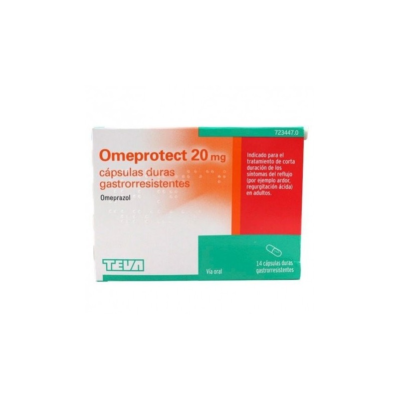Omeprotect 20 mg 14 Cápsulas Gastrorresistentes (Blister) Omeprotect - 1