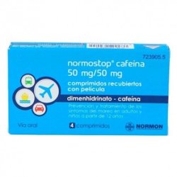 Normostop Cafeina 50/50mg 4 Comprimidos Normostop - 1