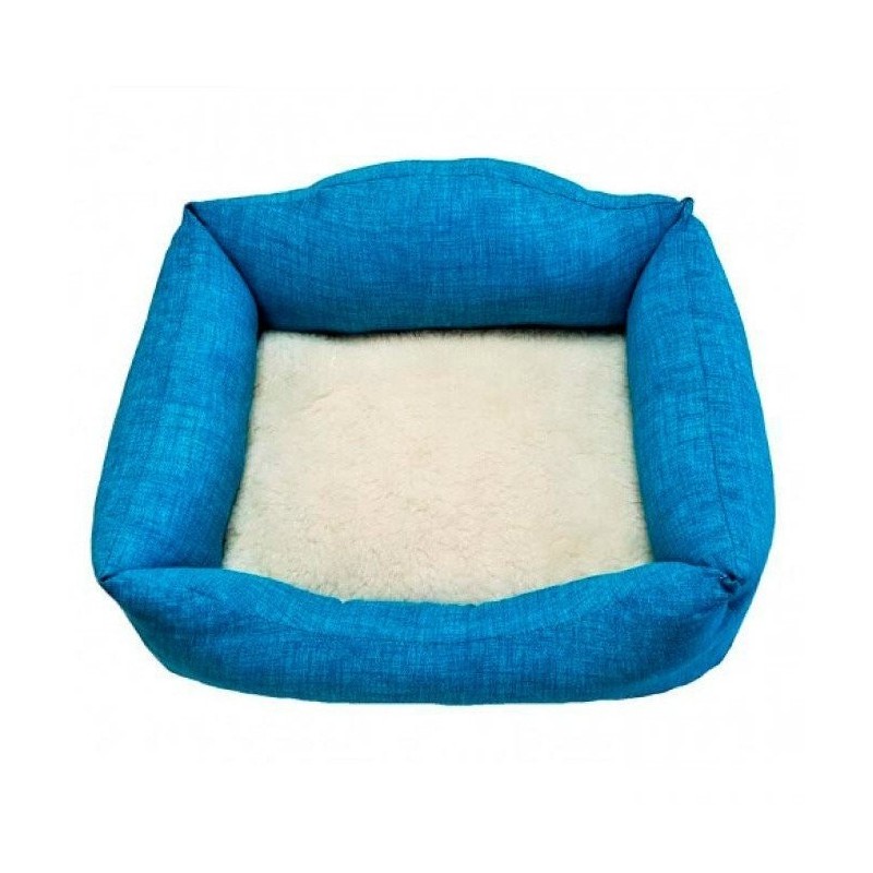 Siesta cama turquesa cojin borreguito 70 cm Siesta - 1