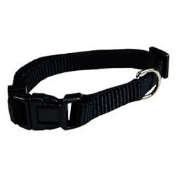 Papillón collar ajustable nylon 25 mm x 48-70 cm negro Papillón - 1