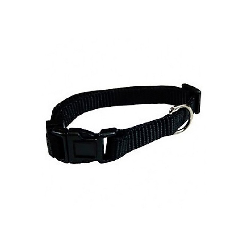 Papillón collar ajustable nylon 25 mm x 48-70 cm negro Papillón - 1