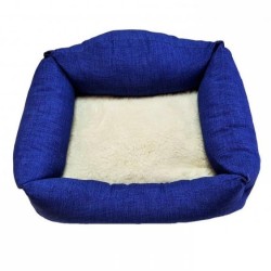 Siesta cama azul cojin borreguito 55 cm Siesta - 1