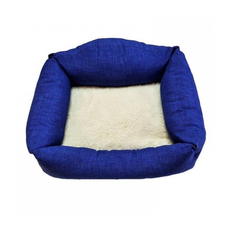 Siesta cama azul cojin borreguito 55 cm Siesta - 1