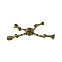 Papillón camuflaje cuerda estrella con 4 nudos