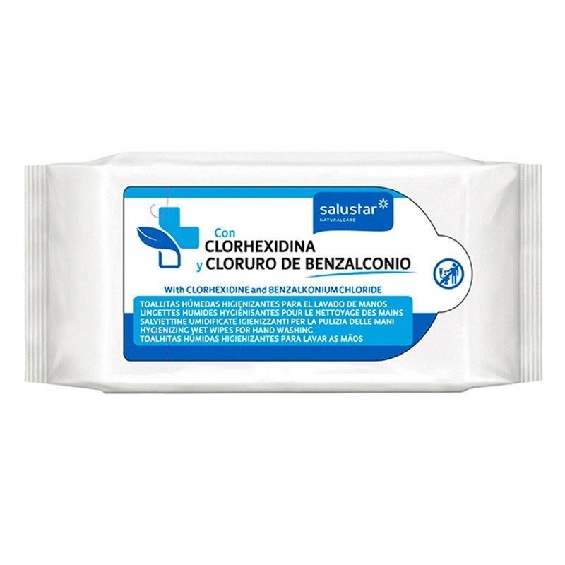 Salustar toallitas higienizantes clorhexidina 72u Salustar - 1