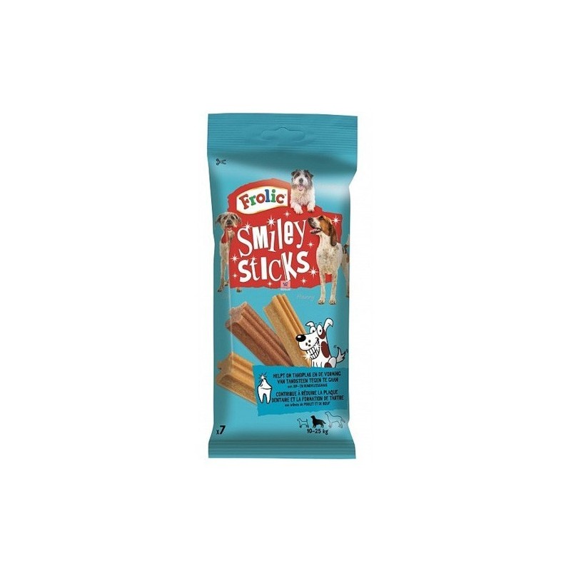Frolic frolic smiley sticks snack oral 10ux175g Frolic - 1