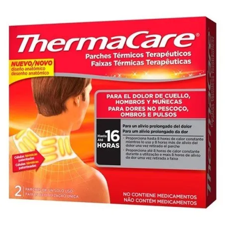 Thermacare cuello/hombro 2 parches t&eacute;rmicos Thermacare - 1