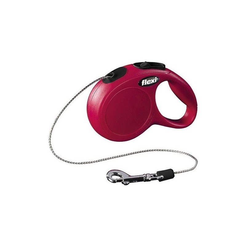 Flexi new classic cordon xs,3 m 8 k rojo Flexi - 1
