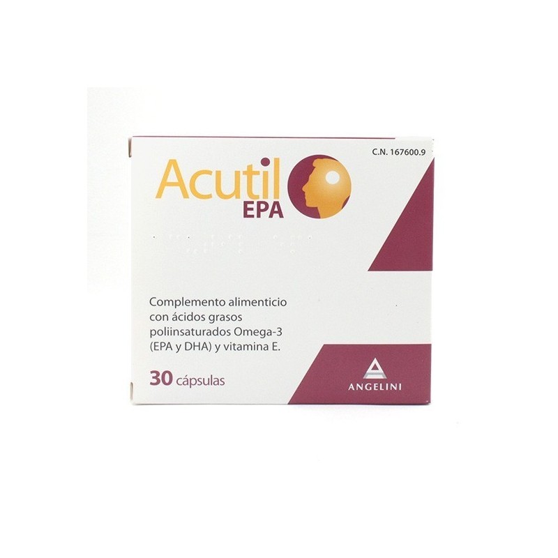 Acutil epa 30 capsulas Acutil - 1